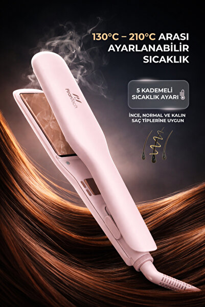 PiranTech KS-709 Saç Düzleştirici – Profesyonel Seramik Keratin Plakalı