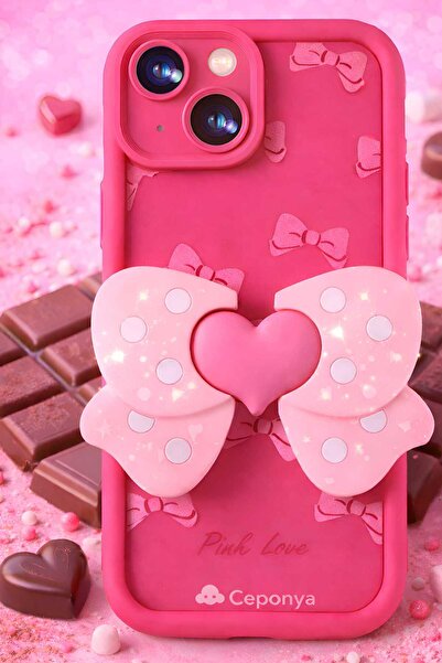 Ceponya غطاء سيليكون لهاتف آيفون 14 برو بتصميم مميز مع حماية للكاميرا