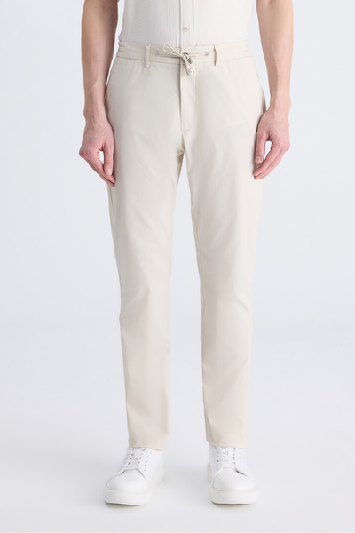 Twn Slim Fit Taş Düz Pamuklu Jogger Pantolon