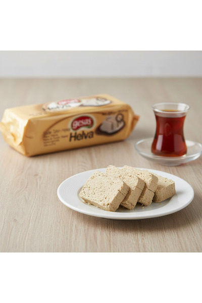 Gesaş Sade Tahin Helva 3 Kg – Büyük Boy Blok – Profesyonel Kullanım