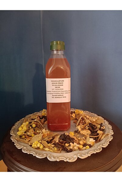 Yavuz El Yapımı Doğal Fermente Filtre Edilmemiş Kızılcık Sirkesi 500 ml