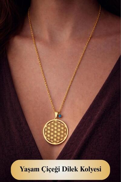 Ares Hills Yaşam Çiçeği Dilek Kolyesi (60 cm)