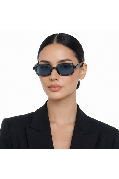 LUNOX Marry Füme Leopar Sap Detaylı Güneş Gözlüğü