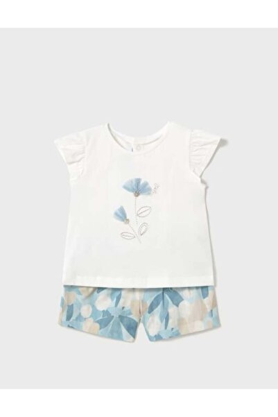 MAYORAL KIZ ÇOCUK 3002 ÇİÇEK KABARTMALI TİŞÖRT GKM0184