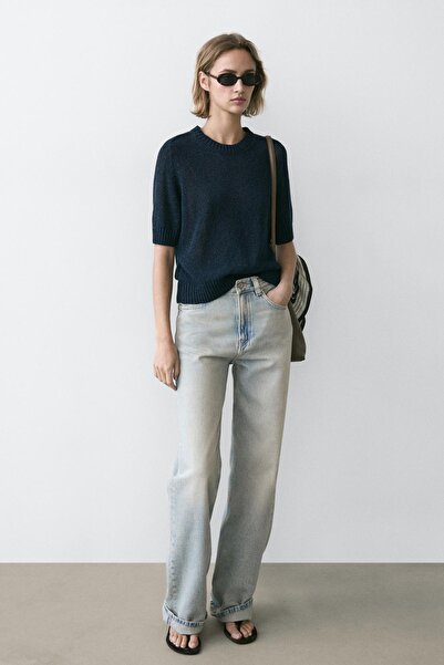 Massimo Dutti Kısa kollu triko kazak