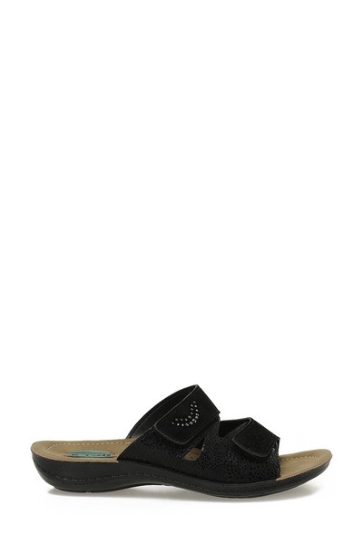 Polaris 609002.Z5PR Siyah Kadın Ev Terliği