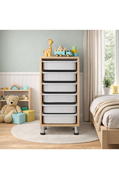 Alesta Life Oyuncak Dolabı Sonomo| Çocuk Odası |Bebek Odası 86*45,5*30,1