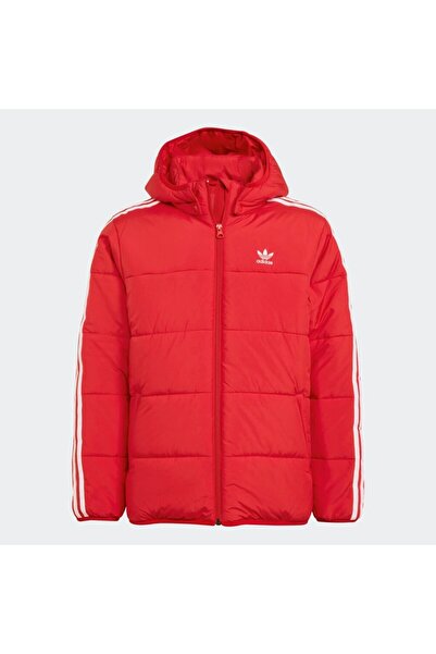 adidas PADDED Çocuk Kırmızı Ceket JW1108