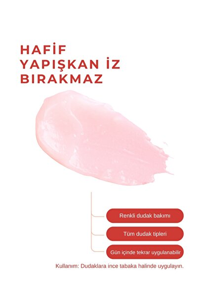 Bio Asia Çilek & Aloe Vera Lip Balm – Besleyici, Tatlı Aromalı Yoğun Dudak Nemlendiricisi (Pembe Renkli)
