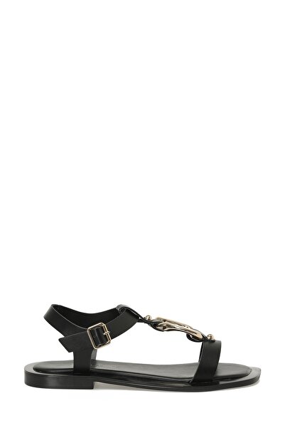 Butigo 25S-169 5FX Siyah Kadın Düz Sandalet