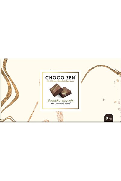 Choco Zen Dubai Chocolate (144g) Pistachio Kunafa Chocolate Milk Treats 8pcs ...