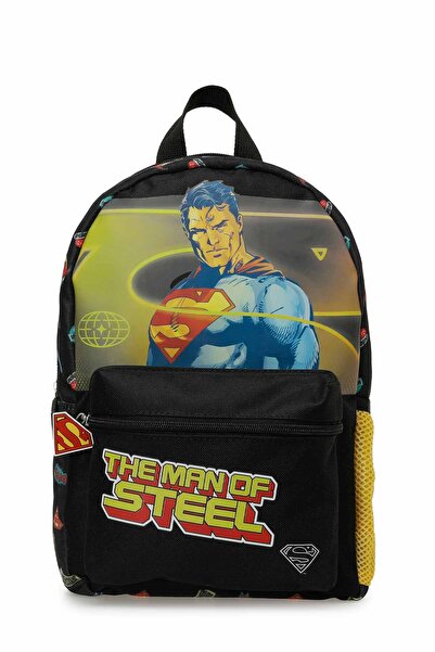 Superman BTS STEELMAN BPCK 5PR SIYAH MULTI Erkek Çocuk Anaokulu Çantası