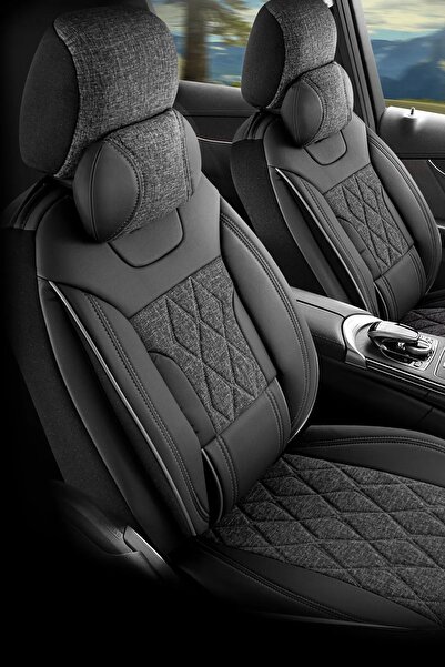 Panda Kılıf PANDA MARMARİS SERİSİ KETEN KUMAŞ OTO KOLTUK KILIFI - TAM SET