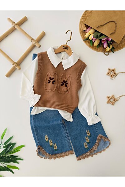 Minigimin Cicileri Set de 3 piese pentru mini-mașină cu pompon, tricotat, cu ...