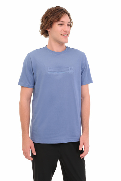 lumberjack ML BAIC 11ITL806 5PR Albastru pentru bărbați cu mânecă scurtă tricou