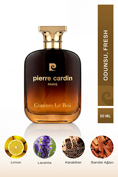 Pierre Cardin Comme Le Roi EDP Erkek Parfüm 50 ml|Odunsu, Fresh|Biber, Limon,...