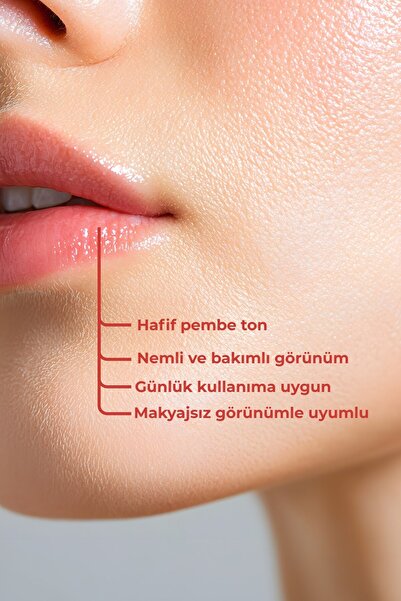 Bio Asia Çilek & Aloe Vera Lip Balm – Besleyici, Tatlı Aromalı Yoğun Dudak Nemlendiricisi (Pembe Renkli)