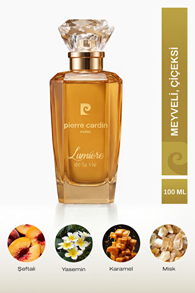 Pierre Cardin Lumiere EDP Kadın Parfüm 100 ml|Çiçeksi|Şeftali, Yasemin, Greyf...
