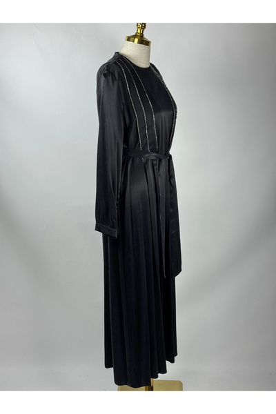 Nuss Siyah Renk Elbise