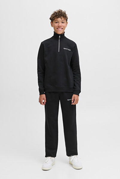 Jack & Jones JPSTKANE NORREBRO SWEAT P Pantaloni de trening negri pentru băieți