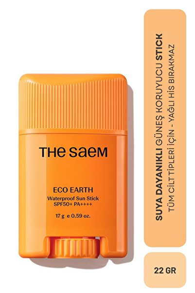 THE SAEM Eco Earth Waterproof Sun Stick SPF 50+ PA++++ 17 gr / Suya Dayanıklı...