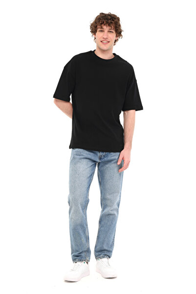lumberjack MB ROS 11HS113 5FX Siyah Erkek Kısa Kol T-Shirt