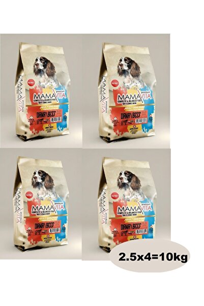 MamaVita Dana Etli Yetişkin Köpek Kuru Maması 10 Kg(2.5x4)