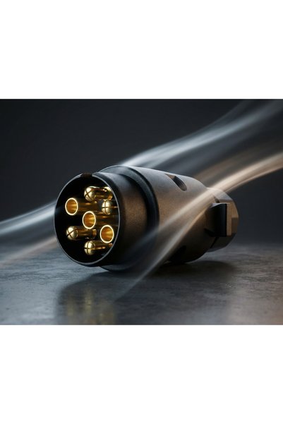 allestock Römork Fişi - 7 Pin - Erkek - 12V - -Somunlu Tip - Üniversal Traktör Karavan