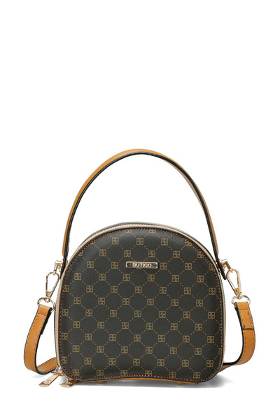 Butigo MNG D KALIP EL 5FX KAHVE MULTI Kadın El Çantası