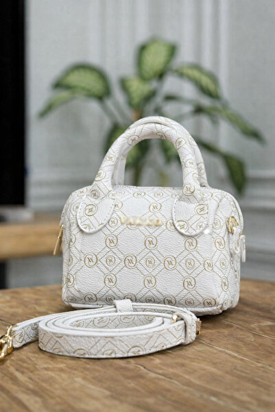 Novamiy Geantă de mână și de umăr pentru femei, model monogramă Mini Speedy, ...