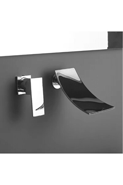 OEM Εντοιχιζόμενη μπαταρία νιπτήρα με καταρράκτη, ArcGlow, χρώμιο, κωδικός 8028