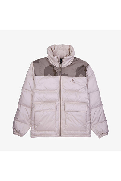 Converse Classic Erkek Dik Yaka Siyah Şişme Mont