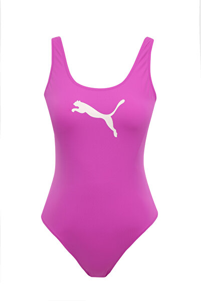 Puma SWIMSUIT 1P Mor Kadın Deniz Şortu
