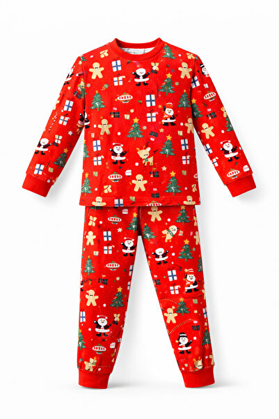 CQCQ Zimski Sa deznom Pamuk komadni crveni pidžama set – udobna, prozračna, m...