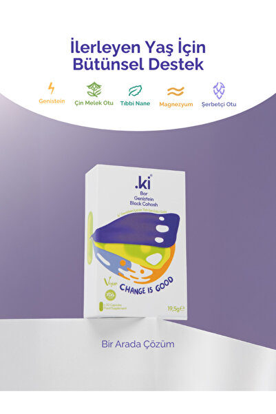 ki İleri Yaş Kadın Geçiş Dönemi Desteği Genistein Ve Bor İçeren Takviye Edici...