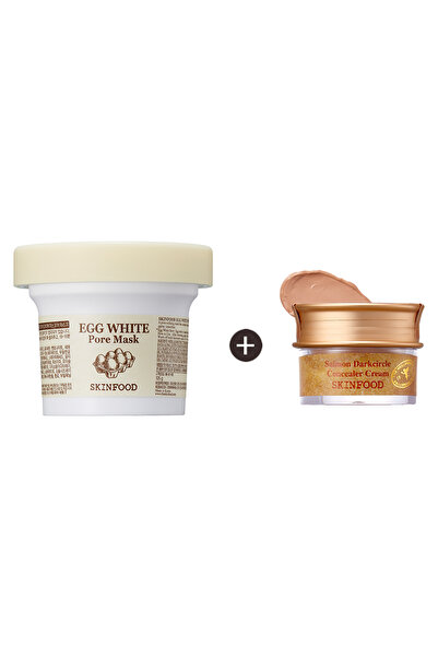 SKINFOOD قناع بياض البيض للمسام + خافي عيوب السلمون (2)