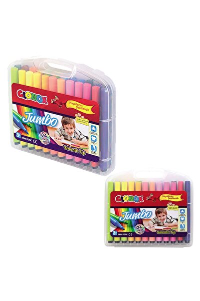 Globox Keçeli Kalem Jumbo Üçgen 24 Lü 1517