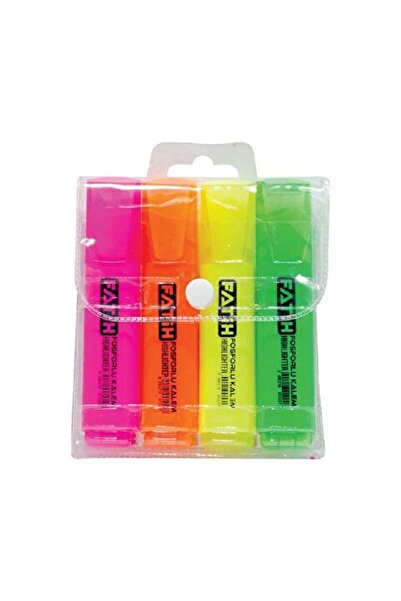 Fatih 4'lü Fosforlu Kalem, Highlighter Set