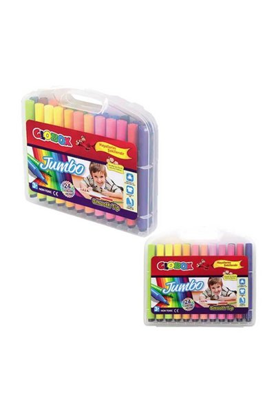 Globox JUMBO ÜÇGEN KEÇELİ KALEM 24 LÜ