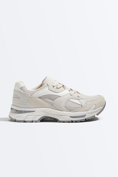 Oysho Süet running tarzı spor ayakkabı