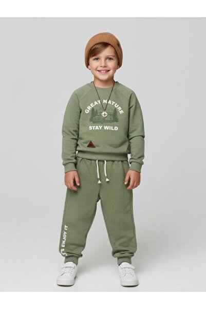 Zekids Σετ αθλητικής φόρμας Boy's Great Nature με στάμπα