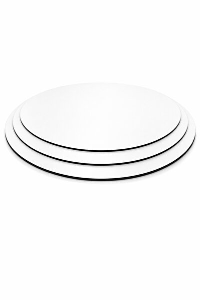 Ege Concept Life Yuvarlak MDF Beyaz Pasta Tabanı 35 cm | Organizasyon, Özel G...