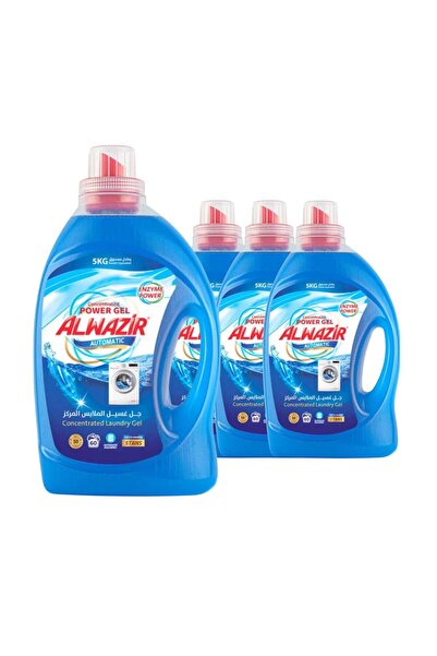 Alwazir cleaner جل غسيل مركز من الوزير للغسالات الأوتوماتيكية - 2850 مل (4 عب...