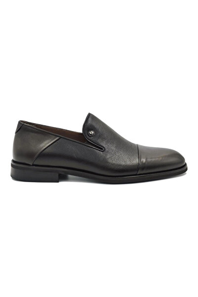 Pierre Cardin 10411 Model Bărbați din piele naturală Pantofi clasici negri