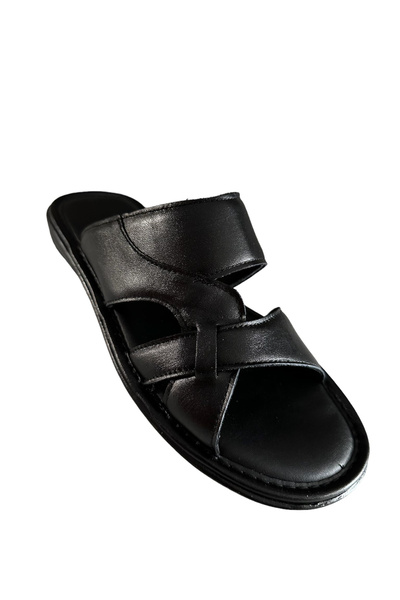 Castle Black 8521 Ανδρικές Παντόφλες Μαύρες