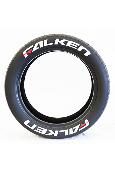 ASTUNİNG Falken Motosiklet Ve Otomobil Araç 3d Oto Lastik Yazısı Sticker Arma 4 Adet