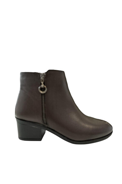 Castle Black YLDZ-87504-1 Γυναικείες κλασικές μπότες από γνήσιο δέρμα καφέ