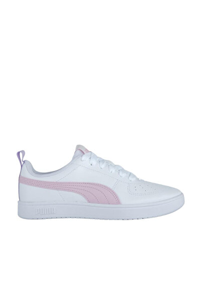 Puma Rickie JR 384311 15 Kadın Günlük Ayakkabı Beyaz Pembe
