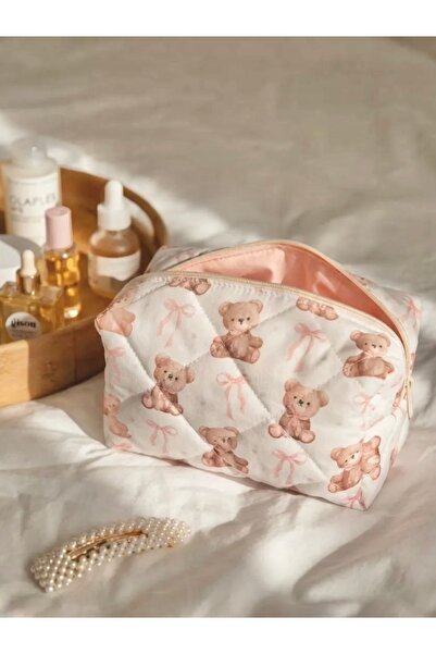 Lulishop Teddy Makeup geantă este de MĂRIME MEDIE