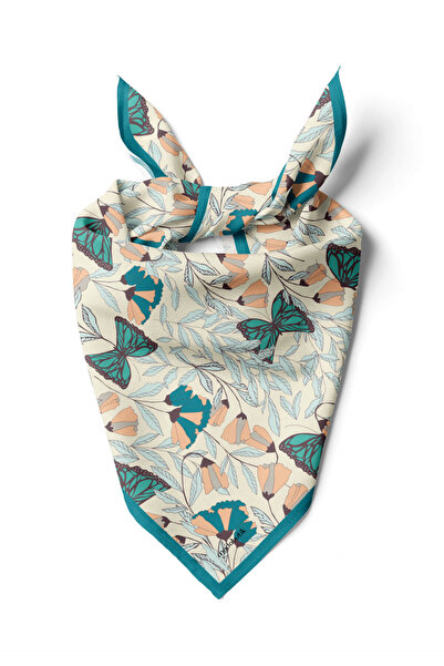 Modabutik A119 Butterfly Patterned Bandana